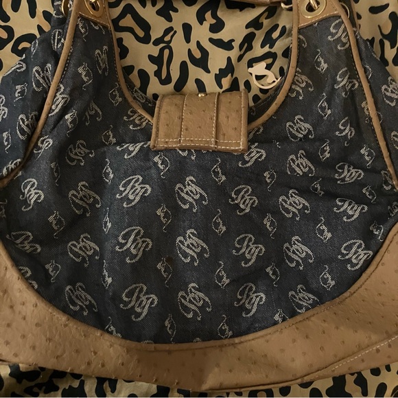 baby phat shoulder denim bag - Picture 6 of 11